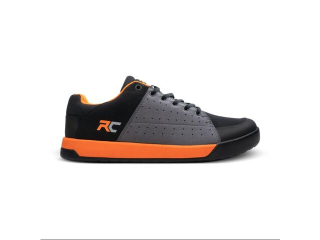 Ride Concepts Livewire Charcoal - Orange Flat Pedal shoe Size UK 8 click to zoom image