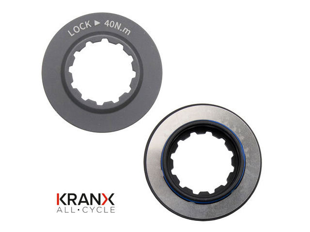 KRANX CYCLE PRODUCTS Centre Lock Rotor Alloy Lock Ring for 12mm Thru Axle click to zoom image