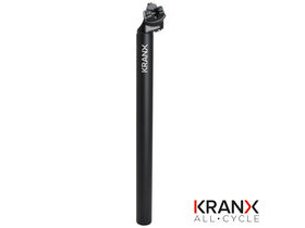 KRANX CYCLE PRODUCTS Micro Alloy 400mm 12mm Offset Seatpost in Black
