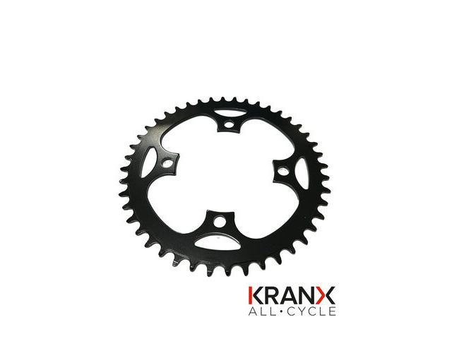 KRANX CYCLE PRODUCTS 'E-Bike' 104BCD Narrow-Wide Steel Chainring 34T click to zoom image