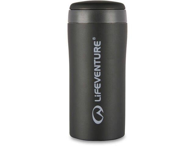 Lifeventure Thermal Mug Matt Black click to zoom image