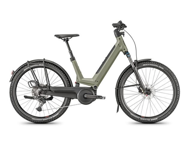 MOUSTACHE BIKES J.All Cues in Small Olive Green Bosch 500wH click to zoom image