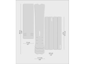 DYEDBRO Frame Protection - Clear - e-Bike / Gloss / White