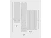 DYEDBRO Frame Protection - Clear - e-Bike / Matte / White 