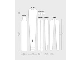 DYEDBRO Frame Protection - Clear Glitter - Gravel