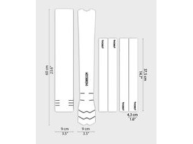 DYEDBRO Frame Protection - Clear Glitter - MTB