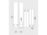 DYEDBRO Frame Protection - Clear Glitter - MTB 