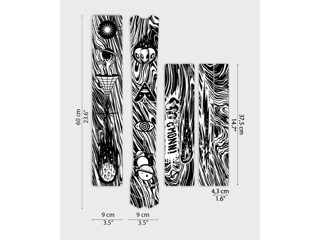 DYEDBRO Frame Protection - Kaos - Black click to zoom image