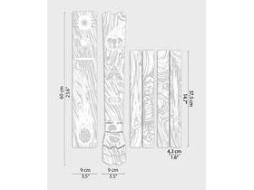 DYEDBRO Frame Protection - Kaos - White