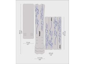 DYEDBRO Frame Protection - Lightning - e-Bike / Blue