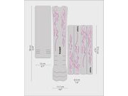 DYEDBRO Frame Protection - Lightning - e-Bike / Pink 