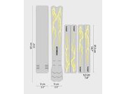 DYEDBRO Frame Protection - Lightning - MTB / Yellow 