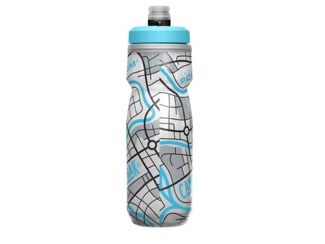 CAMELBAK Podium Chill Insulated Bottle Grid White 600ml click to zoom image