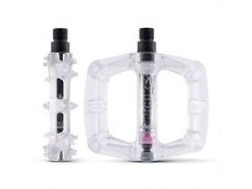 DMR V6 Plastic Pedal - Cro-Mo Axle - Clear