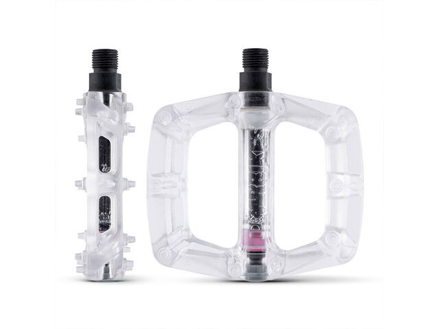 DMR V6 Plastic Pedal - Cro-Mo Axle - Clear click to zoom image