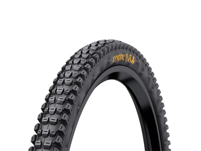 CONTINENTAL Xynotal Downhill Tyre - Soft Compound Foldable Black & Black 27.5x2.40" click to zoom image