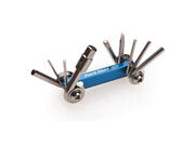 PARK TOOLS IB-2 I-Beam Mini Fold-Up Hex Wrench Screwdriver & Star-Shaped Wrench Set 