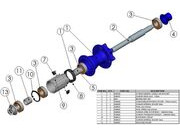 HOPE Rear XC Hub Alloy replacement axle 