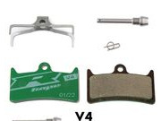 HOPE Pro - Race Racing Compound Green Pad Tech 3 - Tech 4 - V4 brake 