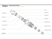 HOPE Genuine Hope Pro 4 Rear Hub Bearing Kit Shimano Microspline V2 Sept 2021 onwards click to zoom image