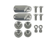 HOPE Tech 4 V4 Custom Kit - Pair - Silver 