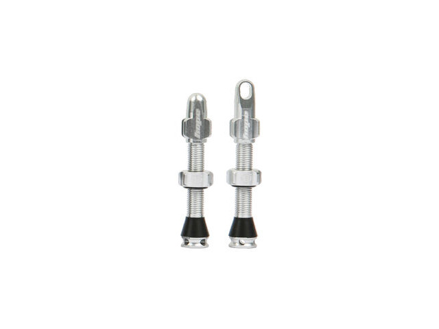 HOPE Tubeless Valve Pair 40mm in Silver click to zoom image