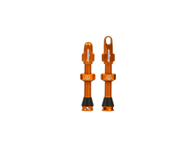 HOPE Tubeless Valve Pair 40mm in Orange click to zoom image