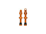 HOPE Tubeless Valve Pair 40mm in Orange 