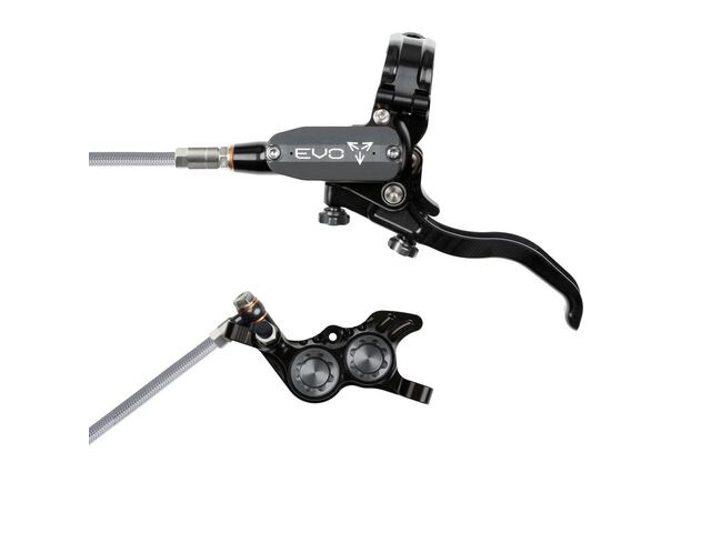 HOPE Evo GR4 Black - Smoke Braided Hose click to zoom image