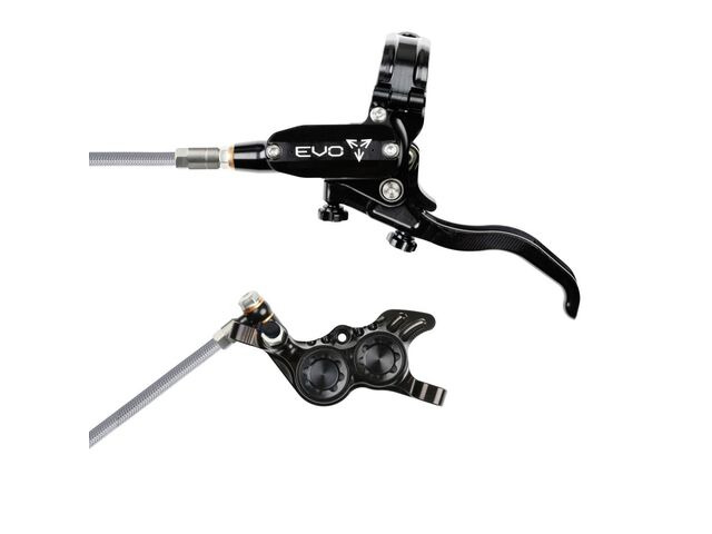 HOPE Evo GR4 Black - Black Braided Hose click to zoom image