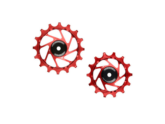 HOPE Sram T Type Jockey wheels 16t-14t Red ( HJW005R ) click to zoom image