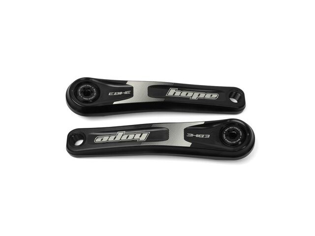 HOPE Ebike Cranks 155mm Black Standard Offset click to zoom image