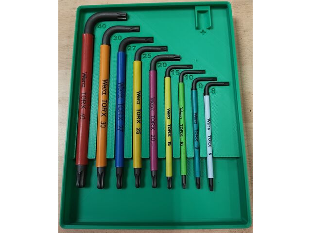 RUSH 3D Printed Wera Torx 967/9 holder click to zoom image